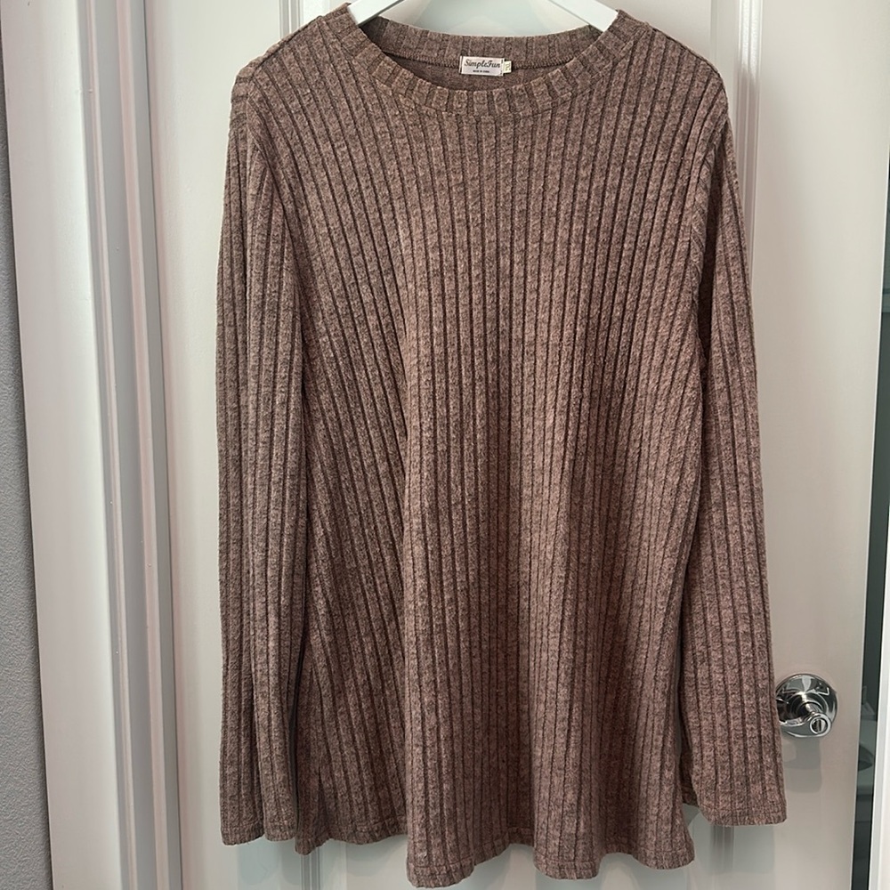 SimpleFun Sweater Light Brown